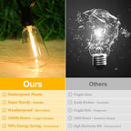 Brightever Outdoor String Lights 180FT, Patio Lights - Image 2