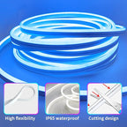 66FT Neon LED Rope Lights IP65 Waterproof LED Lights - Image 6
