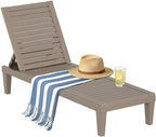 EasyUp Resin Chaise Lounge Chairs by EASYUP