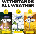 Bionic Flood Light 4 Pk Solar Lights Outdoor Waterproof, Ultra Bright 89 LEDs - Image 5