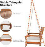 Tangkula 2 Person Hanging Porch Swing, Outdoor Bench Swing - Image 7