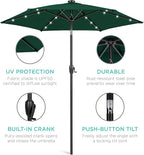 Best Choice Products 7.5ft Outdoor Solar Market Table Patio Umbrella - Image 5