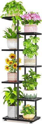 LASZOLA 6 Tier Plant Stand Indoors Outdoors by LASZOLA