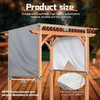 Universal Pergola Replacement Canopy Outdoor Canopy Shade Cover Waterproof - Image 2