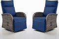 Belord Swivel Outdoor Recliner Chair Set of 2 by Belord
