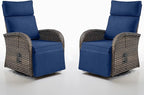 Belord Swivel Outdoor Recliner Chair Set of 2 by Belord
