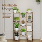 Bamworld Plant Stand Indoor Outdoor Tall Plants Shelf - Image 5