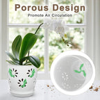Oairse 6 inch Orchid Pots with Holes, Indoor Plant - Image 4