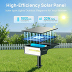 Consciot Solar Spot Lights Outdoor, Adjustable 170° Solar Outdoor Light - Image 3