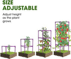 3 Pack Tomato Cages, Square Tomato Plant Stakes Support Cages Trellis - Image 3