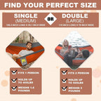 SZHLUX Camping Hammock Double & Single Portable Hammocks - Image 2