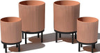 Veradek Demi Series Round Planter w/Stand by VeradekOutdoor
