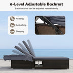 Tangkula Outdoor Rattan Daybed - Image 5