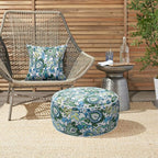 Magpie Fabrics Indoor/Outdoor Inflatable Stool Ottoman Pouf, Water Repellent - Image 8