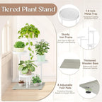 iDavosic.ly 4 Tier Plant Stand Indoor, Tiered Corner Flower Holder Shelf Outdoor - Image 3