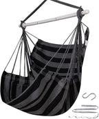 ADVOKAIR Hammock Chair Swing, Heavy-Duty Hanging Rope Swing Seat Supports 500 by ADVOKAIR-ChillNaturally