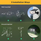 Linkind Solar Lights Outdoor StarRayS, Bright Solar Spot Lights Outdoor - Image 5