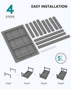 SERWALL HDPE Patio Coffee Table, Rectangle Outdoor Coffee Table, All-Weather - Image 6