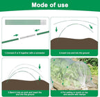 Greenhouse Hoops Grow Tunnel, 6 Sets of 8FT Long Garden Hoops - Image 3