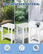GarveeLife Poly Lumber Rocking Chair Outdoor Set of 2 - Image 6