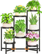 LASZOLA 7 Tiered Folding Plant Stand Indoor by LASZOLA