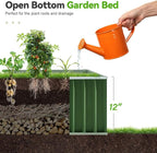 KING BIRD Raised Garden Bed 68" x 36" x 12" Galvanized Steel Metal Outdoor - Image 8