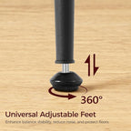 Bar Stools, Metal Frame, Adjustable Feet, Easy Assembly, - Image 8