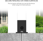 Kozyard Ground Mounting Kit for 2-Panel Privacy Screens – Perfect for Securing - Image 2