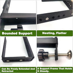 Window Box Brackets for Railing Adjustable Planter Box Brackets Flower Box - Image 2