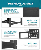 Ciokea HDPE Outdoor Dining Table - Image 4