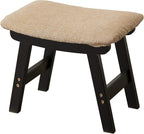 Foot Stool, Bamboo Small Sofa Foot Rest Under Desk, Extra Seating - Image 7