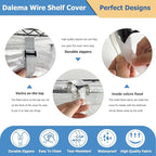 Waterproof Shelf Cover, Durable Dustproof Storage Wire Rack Covers, Outdoor - Image 7