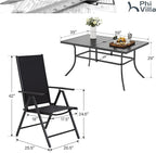 PHI VILLA 7 Piece Patio Dining Set - Image 7