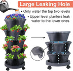 DUNCHATY Stackable Planter, Vertical Strawberry Planter - Image 6