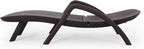 Christopher Knight Home Blanche Outdoor Faux Wicker Chaise Lounge, Dark Brown - Image 10