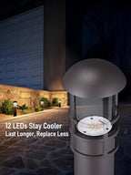 LEONLITE 12-Pack 5CCT Low Voltage Landscape Pathway Lights 3W Landscape - Image 4