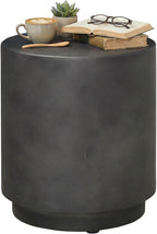 HOMCOM Round Side Table, Lightweight Accent Table by HOMCOM