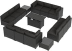 Aoxun 15 Piece Patio Furniture Set - Image 8