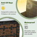 PayLessHere Outdoor Furniture Set 4 Pcs Modular Patio Furniture Set Water - Image 3