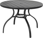 NUU GARDEN 41" Round Metal Outdoor Patio Dining Table - Image 9