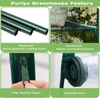 Mini Greenhouse for Indoor Outdoor, Plant Green House 4-Tier Rack Stand - Image 4