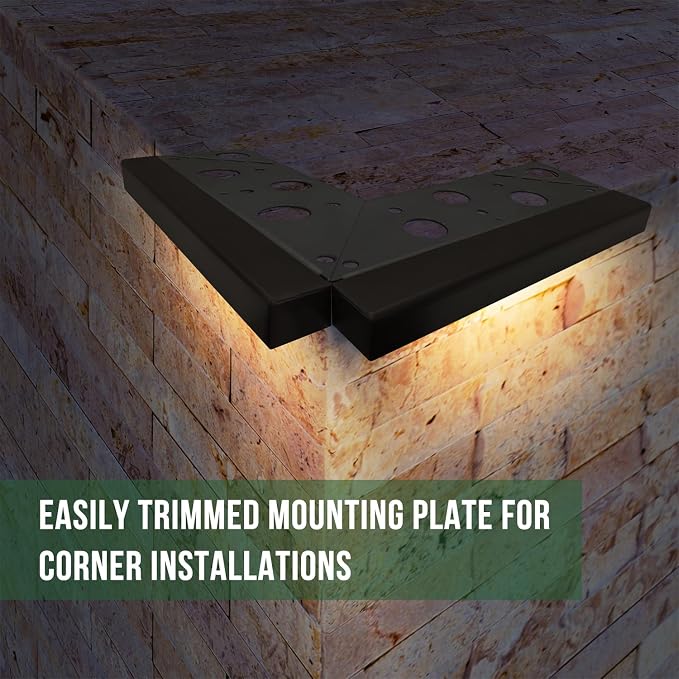 GKOLED 8-Pack Replaceable 6.8" LED Hardscape Lights, Low Voltage Retaining Wall - Image 9