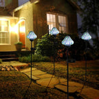 Solar Outdoor Lights Decorative Solar Glass Mushroom Lights Waterproof LED - Image 2