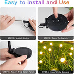 10-Pack Solar Garden Lights, 80 LED Solar Lights Outdoor - Image 8