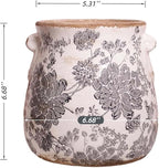 6.68in. Tuscan Planter & Room and Home Decor, Decorative Vase, Indoor/Outdoor - Image 3