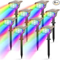 Solar Spotlights Outdoor, 40 LED s Color Changing RGB Waterproof Landscape by LEREKAM