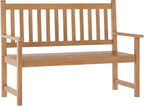 Flash Furniture Adele Commercial Indoor/Outdoor Acacia Wood Bench, 2-Person - Image 3
