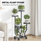 Plant Stand Indoor Outdoor 4 Tier Flower Holder - Image 7