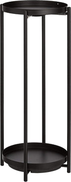 Amazon Basics Two-Tier Indoor Outdoor Metal Round Plant Stand by AmazonBasics