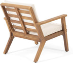 Christopher Knight Home Carlos Outdoor Acacia Wood Club Chairs - Image 8